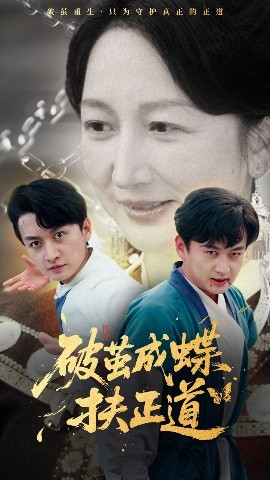 破茧成蝶扶正道高清海报